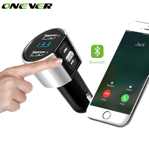 onever wireless bluetooth fm transmitter mp3 player bluetooth transmitter radio fm modulator with dual usb port car charger
onever wireless bluetooth fm transmitter mp3 player bluetooth transmitter radio fm modulator with dual usb port car charger