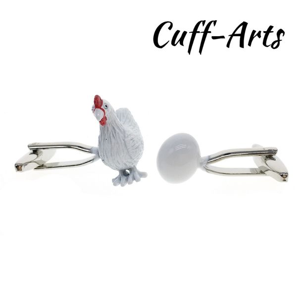 cufflinks for mens 2018 white hen cuff links jewelry father gift personality cufflinks with gift box by cuffarts c20041, Silver;golden
cufflinks for mens 2018 white hen cuff links jewelry father gift personality cufflinks with gift box by cuffarts c20041, Silver;golden