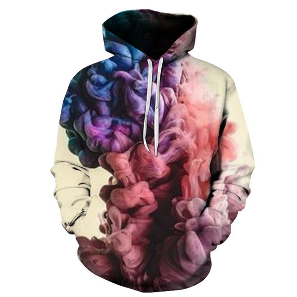 color smog 3d printing hoodies autumn latest men women casual long-sleeved pocket hooded sweatshirts mens loose baseball uniform, Black
color smog 3d printing hoodies autumn latest men women casual long-sleeved pocket hooded sweatshirts mens loose baseball uniform, Black