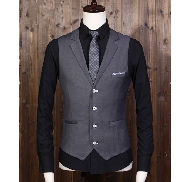 mens suit vest v-neck casual slim fit vests male sleeveless waistcoat new party mens dress vest suit 4 button front business, Black;white
mens suit vest v-neck casual slim fit vests male sleeveless waistcoat new party mens dress vest suit 4 button front business, Black;white