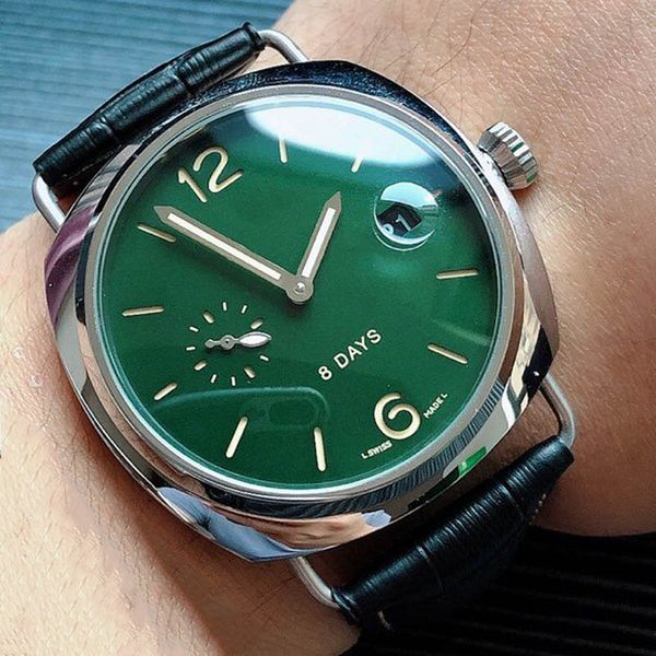 44mm luxury mens designer watches green dial transparant back man automatic mechanical movement wristwatches montre de luxe, Slivery;brown
44mm luxury mens designer watches green dial transparant back man automatic mechanical movement wristwatches montre de luxe, Slivery;brown