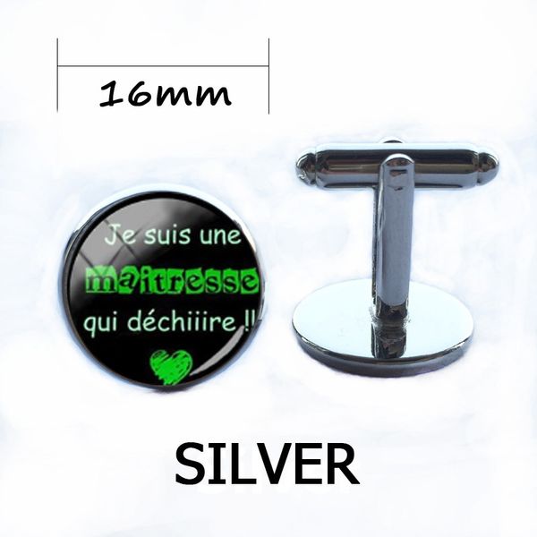 super maitresse cufflinks letter design frenchje suis une atsem qui dechire cuff link merci maitresse jewelry, Silver;golden
super maitresse cufflinks letter design frenchje suis une atsem qui dechire cuff link merci maitresse jewelry, Silver;golden