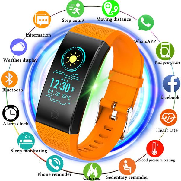 bangwei fitness smart bracelet weather heart rate monitor blood pressure fitness tracker smart band sport watch for ios android, Slivery;brown
bangwei fitness smart bracelet weather heart rate monitor blood pressure fitness tracker smart band sport watch for ios android, Slivery;brown