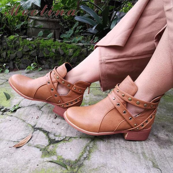 boots meotina spring motorcycle women zipper square heels ankle punk rivets round toe shoes lady 2021 big size 34-43, Black
boots meotina spring motorcycle women zipper square heels ankle punk rivets round toe shoes lady 2021 big size 34-43, Black