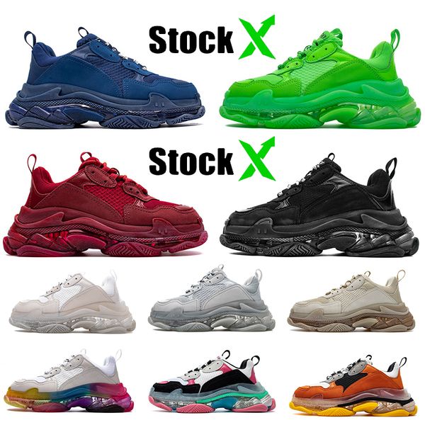 luxury fashion triple s crystal red bottoms mens womens casual shoes paris 17fw vintage dad shoes platform designer shoes sneakers 36-45, Black
luxury fashion triple s crystal red bottoms mens womens casual shoes paris 17fw vintage dad shoes platform designer shoes sneakers 36-45, Black