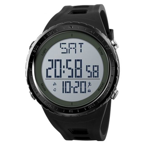 skmei 1288 men watch multifunction led digital watch 50m waterproof countdown wristwatch pedometer sports, Slivery;brown
skmei 1288 men watch multifunction led digital watch 50m waterproof countdown wristwatch pedometer sports, Slivery;brown