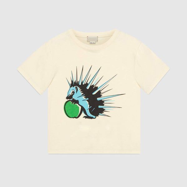 19ss made in italy hedgehog guc tee street fashion casual short gu sleeve shirt men women g, White;black
