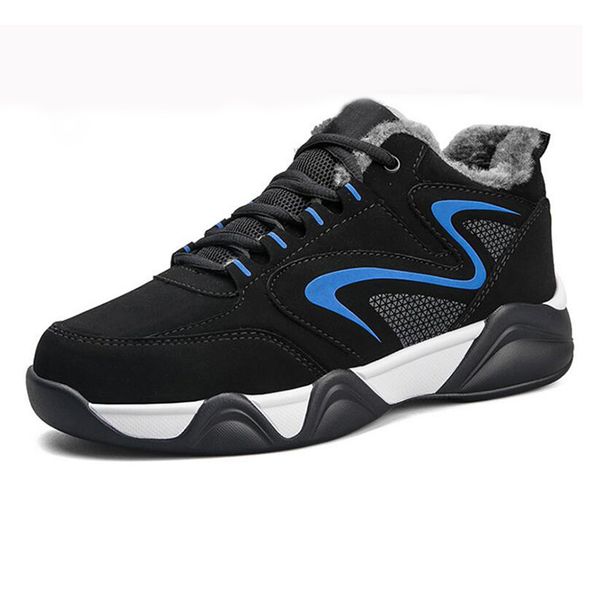 2019 new plus velvet men warm cotton casual shoes snow running shoes korean version of the trend of wild sports shoes, Black
2019 new plus velvet men warm cotton casual shoes snow running shoes korean version of the trend of wild sports shoes, Black