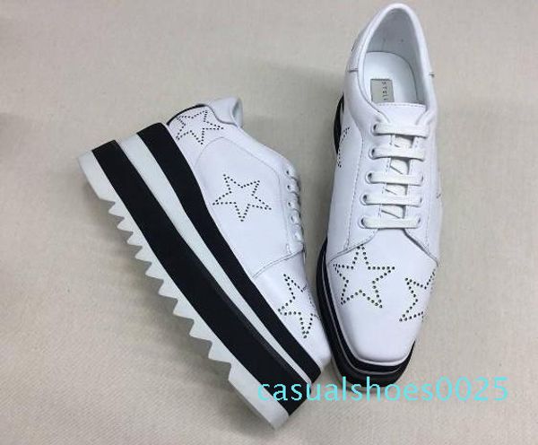 new stella mccartney womens calfskin genuine leather platform casual shoes cut-outs star oxfords stripes wedge elyse lace-up sneaker c25, Black
new stella mccartney womens calfskin genuine leather platform casual shoes cut-outs star oxfords stripes wedge elyse lace-up sneaker c25, Black