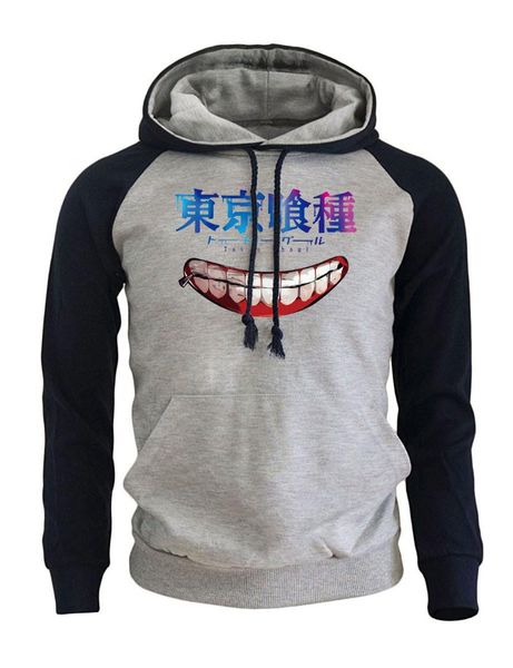 hoodie for men 2017 autumn fleece winter raglan tracksuits men's sweatshirt tokyo ghoul anime hip hop streetwear harajuku hoody, Black
hoodie for men 2017 autumn fleece winter raglan tracksuits men's sweatshirt tokyo ghoul anime hip hop streetwear harajuku hoody, Black