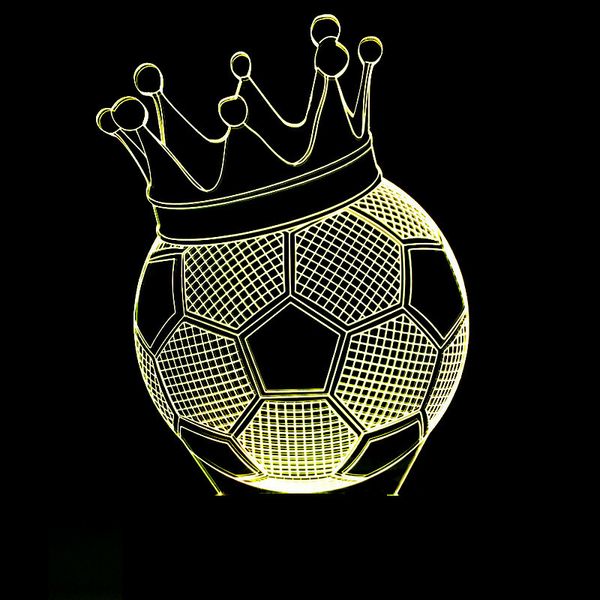football an crown 3d visual three-dimensional lamp colorful touch usb small night-light atmosphere cozy romantic 3d small night-light
football an crown 3d visual three-dimensional lamp colorful touch usb small night-light atmosphere cozy romantic 3d small night-light