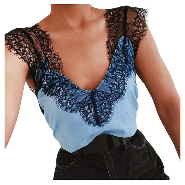 women solid sleeveless overlap cross sling crop tank vest summer ropa de mujer women summer 2020 new y2, White
women solid sleeveless overlap cross sling crop tank vest summer ropa de mujer women summer 2020 new y2, White
