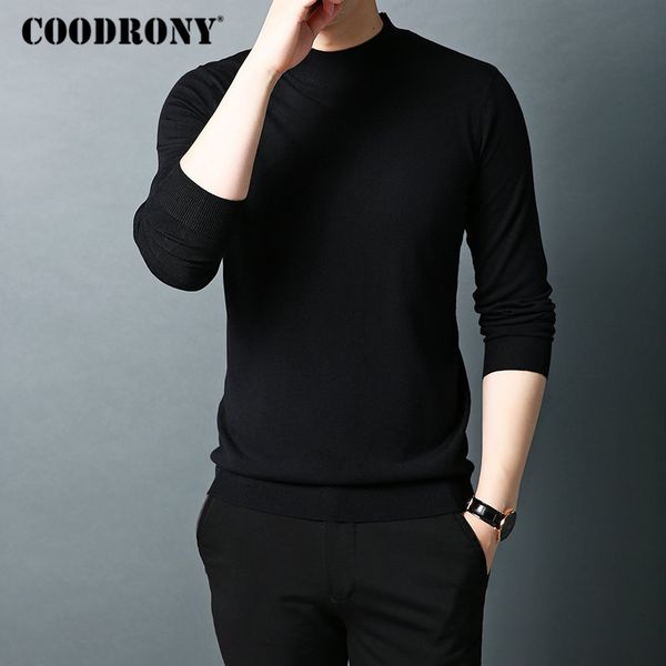 coodrony brand sweater men autumn winter turtleneck wool sweaters classic pure color pullover men warm knitwear pull homme 91066, White;black
coodrony brand sweater men autumn winter turtleneck wool sweaters classic pure color pullover men warm knitwear pull homme 91066, White;black