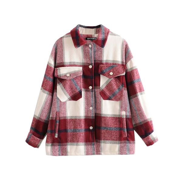 vintage stylish pockets oversized plaid jacket coat women 2020 fashion lapel collar long sleeve loose outerwear chic, Black;brown
vintage stylish pockets oversized plaid jacket coat women 2020 fashion lapel collar long sleeve loose outerwear chic, Black;brown