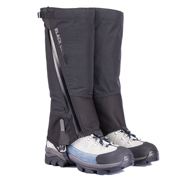 1 pair professional waterproof snow gaiters with zipper, for outdoor hiking hunting, Black
1 pair professional waterproof snow gaiters with zipper, for outdoor hiking hunting, Black
