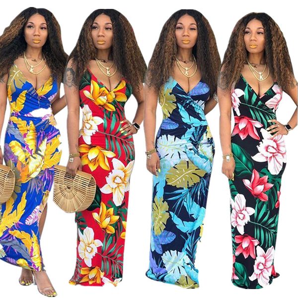 women sleeveless maxi dress floral spaghetti bodysuit long dresses bohemian slim dresses backless party dresses beach long skirt c51407, Black;gray
women sleeveless maxi dress floral spaghetti bodysuit long dresses bohemian slim dresses backless party dresses beach long skirt c51407, Black;gray