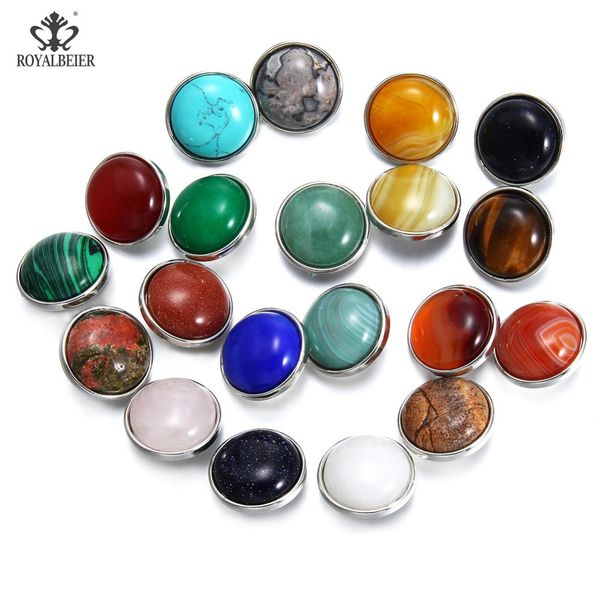 20pcs/lot natural stone 18mm snap button charm button snap fit diy snap bracelets&bangles accessories jewelry kzhm129, Golden;silver
20pcs/lot natural stone 18mm snap button charm button snap fit diy snap bracelets&bangles accessories jewelry kzhm129, Golden;silver