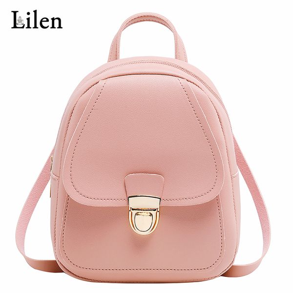 lilen cover lock small backpack fashion solid color shell bag mini student backpack
lilen cover lock small backpack fashion solid color shell bag mini student backpack