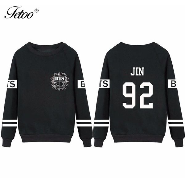 fetoo kpop бпс jin женщин толстовки пуловер с длинным рукавом o-образным вырезом толстовка женщины спортивные костюмы повседневный moletom f, Black
fetoo kpop бпс jin женщин толстовки пуловер с длинным рукавом o-образным вырезом толстовка женщины спортивные костюмы повседневный moletom f, Black