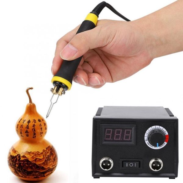 digital pyrography machine adjustable temperature heating solder wooden craft tool with holder
digital pyrography machine adjustable temperature heating solder wooden craft tool with holder