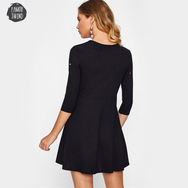 pearl embellished party dress solid zip fit flare women black 3 4 sleeve skater dresses mini elegant dress, Black;gray
pearl embellished party dress solid zip fit flare women black 3 4 sleeve skater dresses mini elegant dress, Black;gray