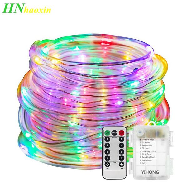 haoxin outdoor string lights 10m 100leds battery operated led rope tube string lights for patio easter christmas party wedding holiday
haoxin outdoor string lights 10m 100leds battery operated led rope tube string lights for patio easter christmas party wedding holiday