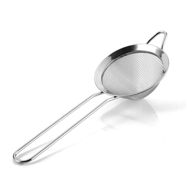 premium greenhill fine strainer, 9cm diameter with fine mesh, 18/8 stainless steel, barware & bartender tool
premium greenhill fine strainer, 9cm diameter with fine mesh, 18/8 stainless steel, barware & bartender tool
