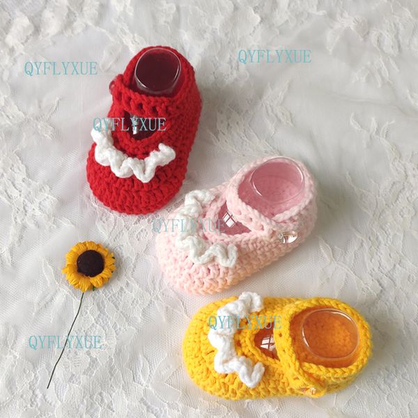 qyflyxue newborn baby knitting shoes hand-woven shoes breathable soft soles spring/summer/fall style
qyflyxue newborn baby knitting shoes hand-woven shoes breathable soft soles spring/summer/fall style