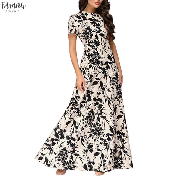 2020 new women dress summer o neck vintage boho elegent vintage floral printed short sleeve party vestidos dress new, Black;gray
2020 new women dress summer o neck vintage boho elegent vintage floral printed short sleeve party vestidos dress new, Black;gray
