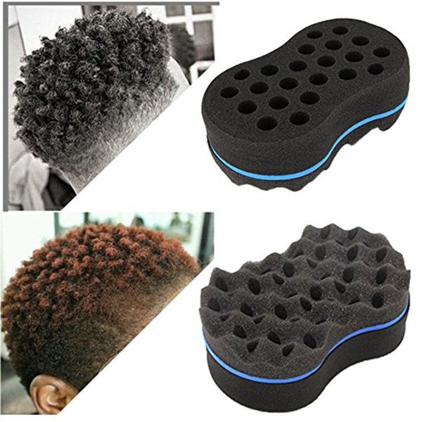 double sided wave-shaped sponge brushes multi-holes side braid twist hair curl wave hair sponge brush styling tools, Brown
double sided wave-shaped sponge brushes multi-holes side braid twist hair curl wave hair sponge brush styling tools, Brown