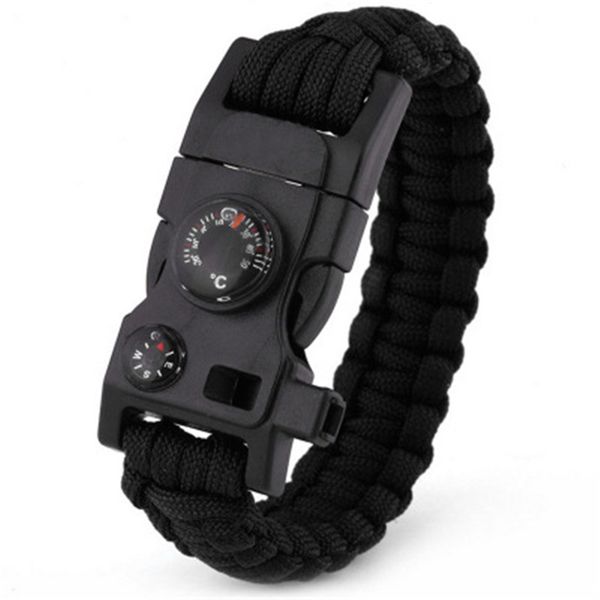 multi functional emergency paracord bracelet survival parachute without flint outdoor scraper whistle buckle jewelry men women
multi functional emergency paracord bracelet survival parachute without flint outdoor scraper whistle buckle jewelry men women