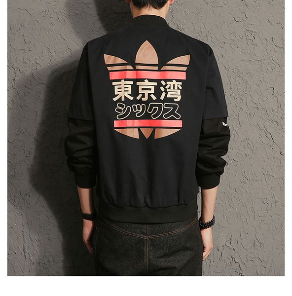 2019 harajuku japanese male bomber jacket coat american college students outwear baseball loose outerwear for men woman, Black;brown
2019 harajuku japanese male bomber jacket coat american college students outwear baseball loose outerwear for men woman, Black;brown