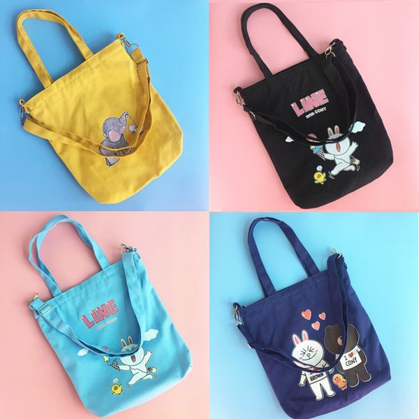 taobao popular candy-colored canvas bag shoulder bag messenger bags