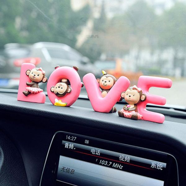 love dashboard decoration home office gift valentine's day craft cartoon cute monkey interior pendant resin car ornament
love dashboard decoration home office gift valentine's day craft cartoon cute monkey interior pendant resin car ornament