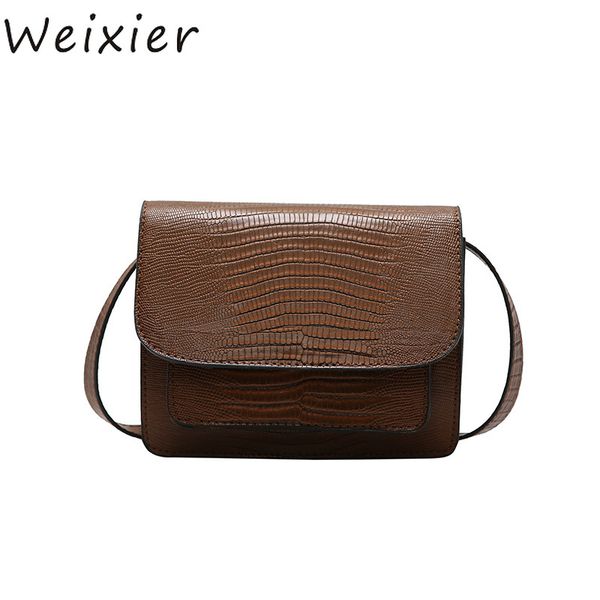 weixier retro female square bag 2018 quality pu leather women bag crocodile pattern tote lock shoulder messenger bags ly-39
weixier retro female square bag 2018 quality pu leather women bag crocodile pattern tote lock shoulder messenger bags ly-39