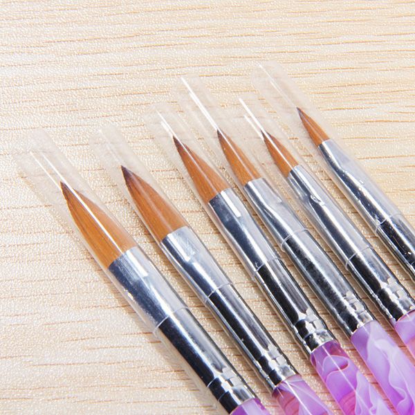 6-size (no.2,4,6,8,10,12) acrylic nail art tips brush pen drawing dotting women painting liner
6-size (no.2,4,6,8,10,12) acrylic nail art tips brush pen drawing dotting women painting liner