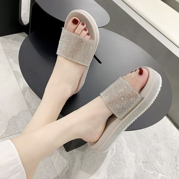 female shoes ladies' slippers luxury slides jelly flip flops platform med 2020 designer summer glitter flat crystal pu flat, Black
female shoes ladies' slippers luxury slides jelly flip flops platform med 2020 designer summer glitter flat crystal pu flat, Black