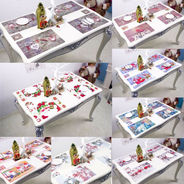 6pcs christmas place tableware mat dinner l xmas holiday party home decor wholease
6pcs christmas place tableware mat dinner l xmas holiday party home decor wholease