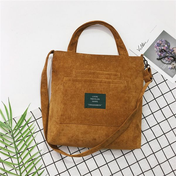 purfay corduroy women shoulder bag cotton tote pockets shopper bag eco reusable shopping handbag cloth messenger square
purfay corduroy women shoulder bag cotton tote pockets shopper bag eco reusable shopping handbag cloth messenger square