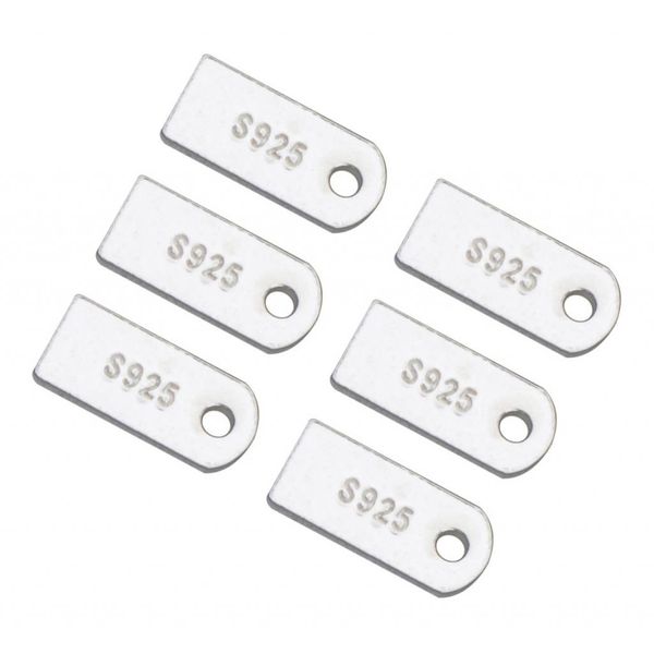 6 шт sterling silver прямоугольник blank штамповка теги подвески diy 80x30mm, Black
6 шт sterling silver прямоугольник blank штамповка теги подвески diy 80x30mm, Black