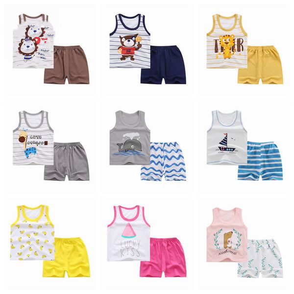 calofe toddler children summer boys girls clothing set children sport kid suits tracksuits cotton vest + pants clothes set, White
calofe toddler children summer boys girls clothing set children sport kid suits tracksuits cotton vest + pants clothes set, White