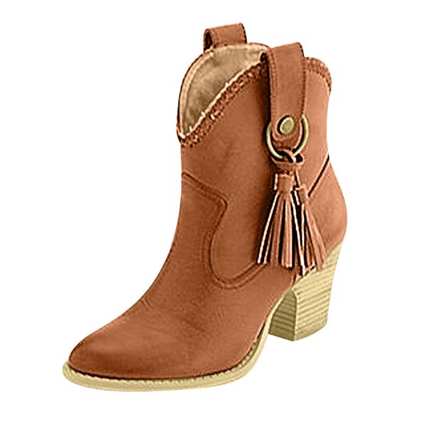 jaycosin 2019 women ankle boots block high heels botas zapatos mujer retro leather winter shoes plus size booties cowboy boots, Black
jaycosin 2019 women ankle boots block high heels botas zapatos mujer retro leather winter shoes plus size booties cowboy boots, Black
