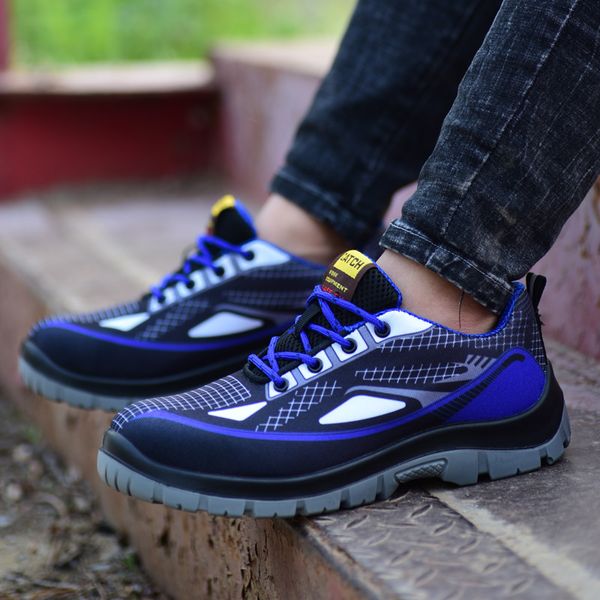 big size men casual breathable steel toe cap working safety shoes anti-pierce building site worker tooling security boots male, Black
big size men casual breathable steel toe cap working safety shoes anti-pierce building site worker tooling security boots male, Black