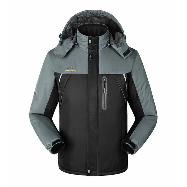 men's windproof fleece winter jacket men hooded thick warn padded overcoat sport waterproof ski jacket coat camping hiking, Blue;black
men's windproof fleece winter jacket men hooded thick warn padded overcoat sport waterproof ski jacket coat camping hiking, Blue;black