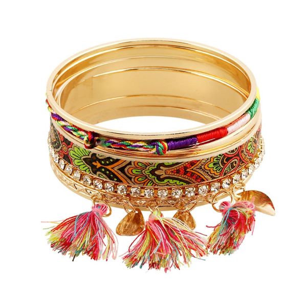 1 set fashion alloy trendy creative all-match bohemia stackable bangle bracelet set fashion jewelry statement jewelry, Black
1 set fashion alloy trendy creative all-match bohemia stackable bangle bracelet set fashion jewelry statement jewelry, Black