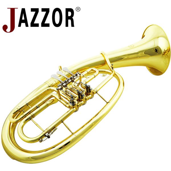 Профессиональный JAZZOR JZBT-310G баритон Рог B плоский золотой лак баритон латунь духовой инструмент с мундштуком баритон случае
Профессиональный JAZZOR JZBT-310G баритон Рог B плоский золотой лак баритон латунь духовой инструмент с мундштуком баритон случае