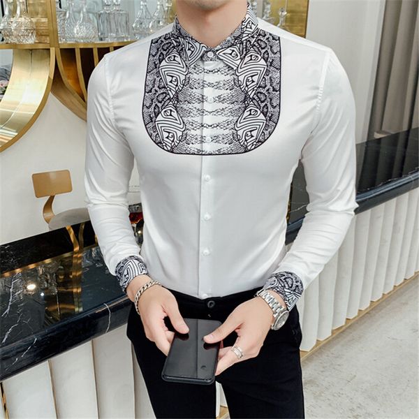 mens casual shirts patchwork color men clothes new arrival striped men shirt long sleeve, White;black
mens casual shirts patchwork color men clothes new arrival striped men shirt long sleeve, White;black