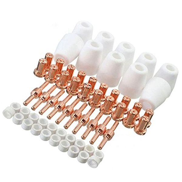 cutter consumables short ni tips electrode gas ring and porcelain shiled cups for inverter plasma cutter torch pt31
cutter consumables short ni tips electrode gas ring and porcelain shiled cups for inverter plasma cutter torch pt31