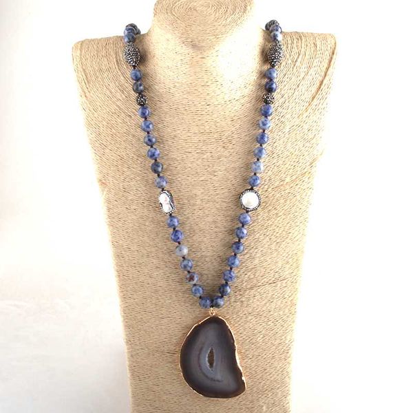 pendant necklaces rh fashion white / blue stones bohemian tribal jewelry handmake paved and pearl knotted agle ethnic necklace, Silver
pendant necklaces rh fashion white / blue stones bohemian tribal jewelry handmake paved and pearl knotted agle ethnic necklace, Silver