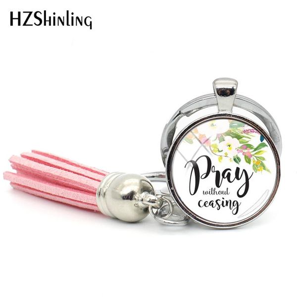 2019 new thessalonians 5 17 tassel keychain pray without ceasing keychains glass cabochon handmade p jewelry, Slivery;golden
2019 new thessalonians 5 17 tassel keychain pray without ceasing keychains glass cabochon handmade p jewelry, Slivery;golden